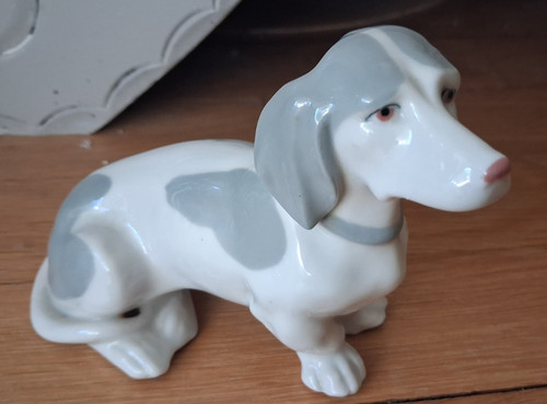 Chien teckel porcelaine - chien,