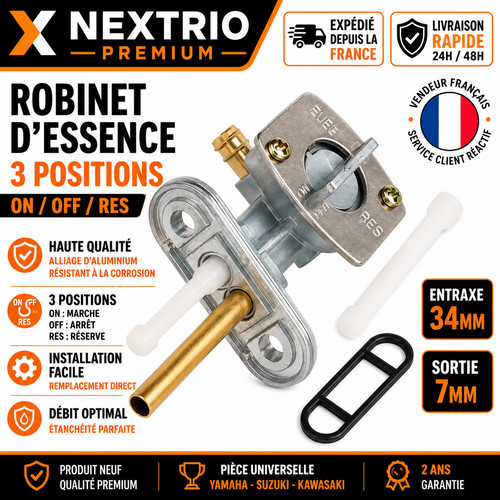 Robinet essence moto - robinet, d'essence