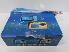 Underwater Camera FHD 2.7K 48 MP Waterproof Digital Camera Selfie Dual Screen