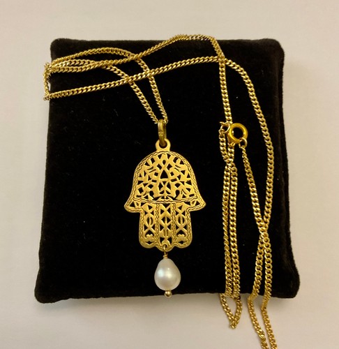 Ancien collier main fatma - main,