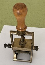 Ancien Tampon Encreur Dateur