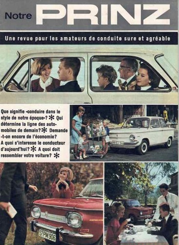Catalogue brochure nsu prinz - nsu, /