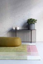 Tapis géométrique épais