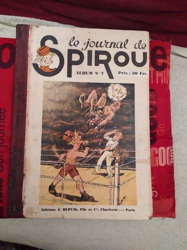 Spirou album 34 de - spirou, n°7