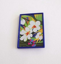 PLAYMOBIL (R625) MODERN HOUSE - Blue Flower Frame Board