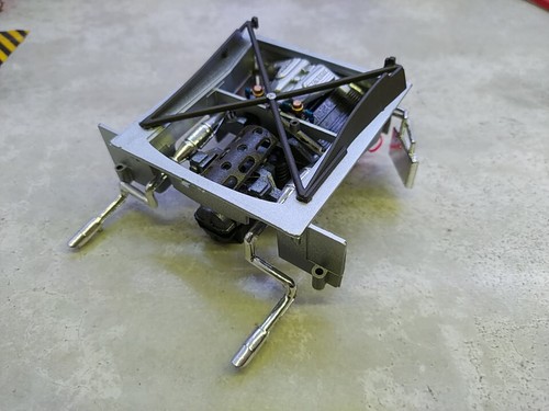Moteur complet jaguar - 1/18,