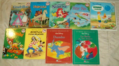 Lot livres enfants disney - livres, le