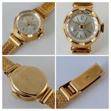 Montre Or Vintage Femme. 18