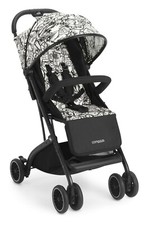 Poussette Compacte Cam Compass Blanc Noir - Habillage Pluie et Moustiquaire
