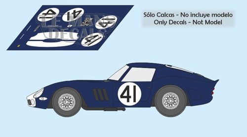 Autocollants ferrari 250 gto - ferrari,