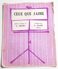 Partition vintage sheet music