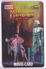 CINEMA CARTE / CARD .. SUISSE CINE CARD ART CYBER DANCE LUXE +N° CHIP/PUCE