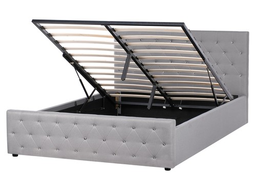 Lit avec rangement tissu - avec,