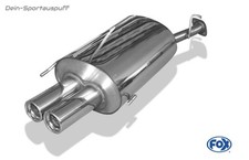 Fox Silencieux Sport Honda Prelude 4 Type BB9 Année 92-96 2x76 Rond Avec Abs.