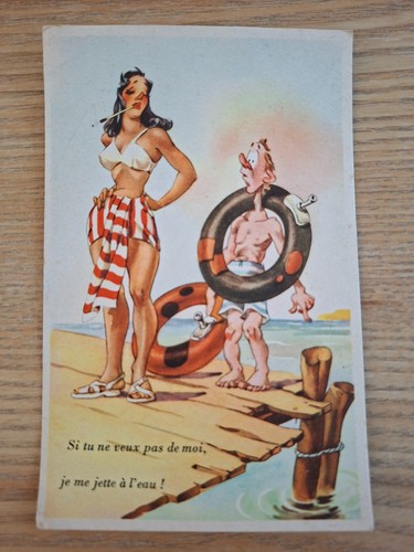 Carte postale humoristique - carte,