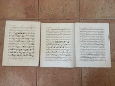 Ancienne Partitions De Musique /MAYSEDER Joseph Trio/violon/violoncelle/Op 58