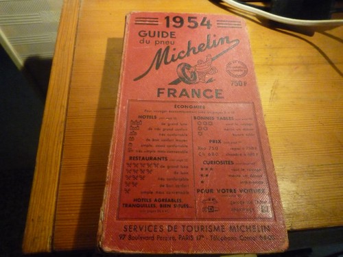 Guide michelin 1954 - guide,