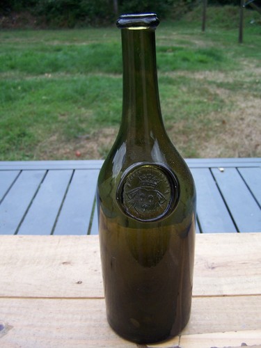 Bouteille ancienne verre - bouteille,