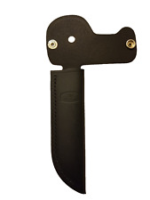 BUCK KNIFE MODEL # 119 SPECIAL -  LEATHER BELT SHEATH -- BLACK WITH BUCK LOGO