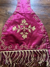 Stole clothing priest & Mass silk cross linen Mass liturgy