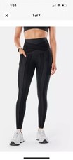 Fanka Body Sculpt Resistance Leggings Reversible Wear with Pockets Black L