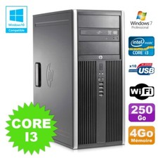 PC Tour HP Elite 8200 Core I3-2120 4Go Disque 250Go Graveur WIFI Win 7