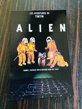 CARTE POSTALE 15X10 TINTIN