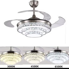 Lustre Ventilateur Crystal