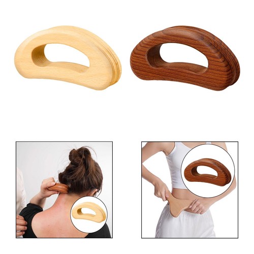 Outil gua sha bois - en,