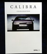 Opel Calibra brochure 11.1993 color selection