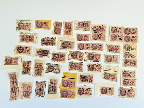 Lot vrac timbres - lot,