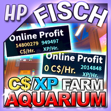 ? ALL *AQUARIUM FARMING* FISCH ▶️ [Coins C$ • Experience XP] FAST DELIVERY⚡