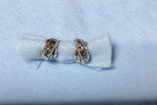 John Hardy .925 Kali Crossover Crisscross Omega Back Earrings