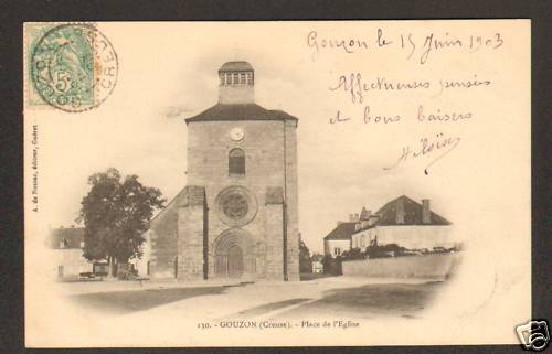 Gouzon villas eglise - (23), à