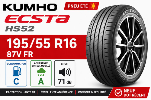 Pneus kumho ecsta hs52 - kumho,