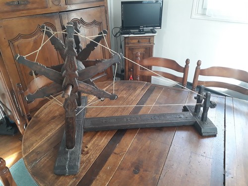 Rouet afghan ancien - afghan,