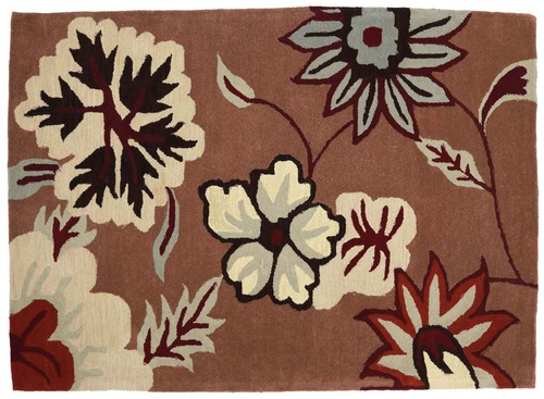 Poils ras tapis fleur - poils,