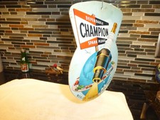 Vintage 1940s Champion Spark Plugs Cardboard Litho Advertising Mobile Rare!