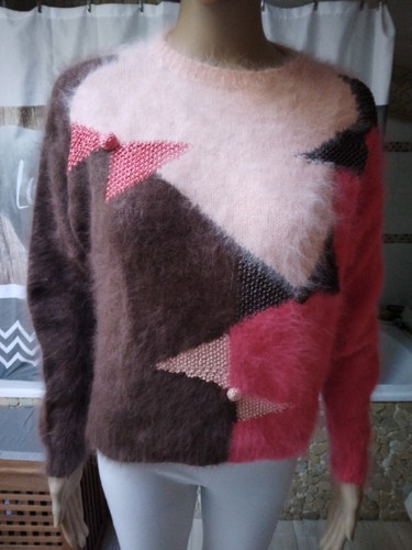 Magnifique pull angora - ,