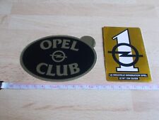 2 Opel stickers