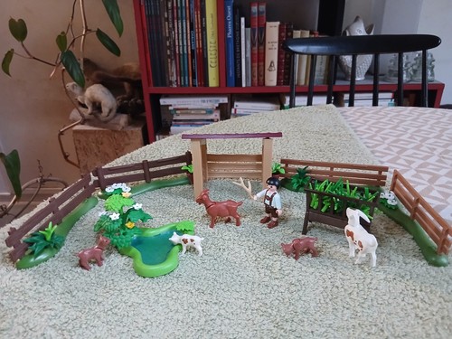 Ferme playmobil caprins - ferme,