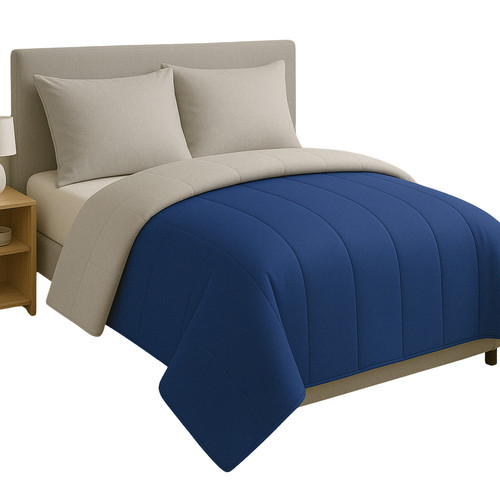 Couette tempérée bicolore - couette,