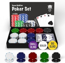 Jeu de Poker 110 Jetons pour