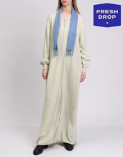 RRP€290 DSQUARED2 Cashgora Angora & Wool Stole Scarf Fringes Edges Made in Italy