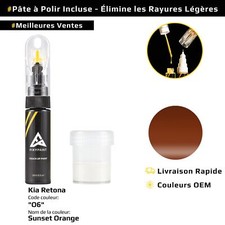 Peinture de retouche pour Kia Retona Code: O6 Sunset Orange