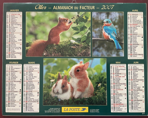 Calendrier oller 2007 faon - calendrier,