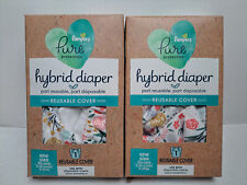 Lot of 2 - Pampers Pure Hybrid Diaper Covers (0-30 Months) New/Opened Box