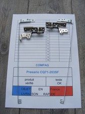 Les 2 charnières pour COMPAQ