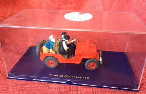 Voiture tintin jeep - tintin, la