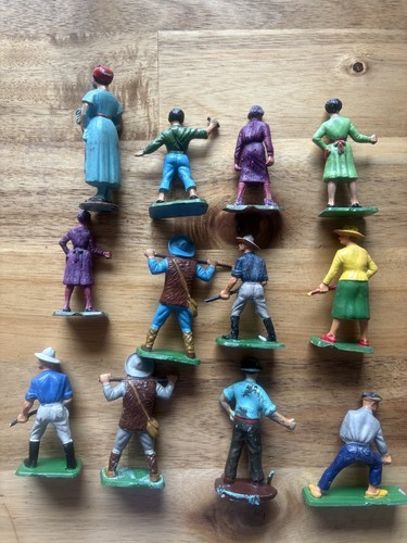 Lot figurines starlux paysans - starlux,